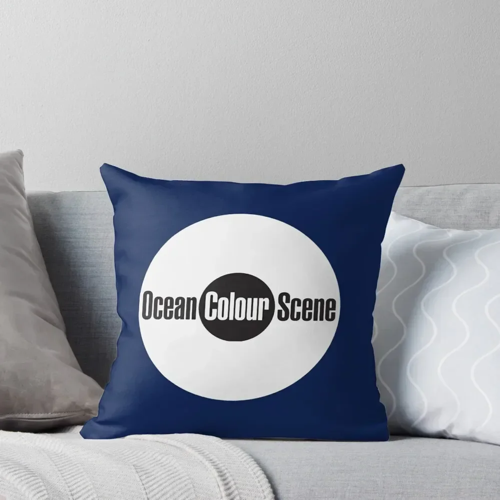 

Ocean Colour Scene Throw Pillow New year Marble Cushion Cover Christmas Cushion For Home pillow