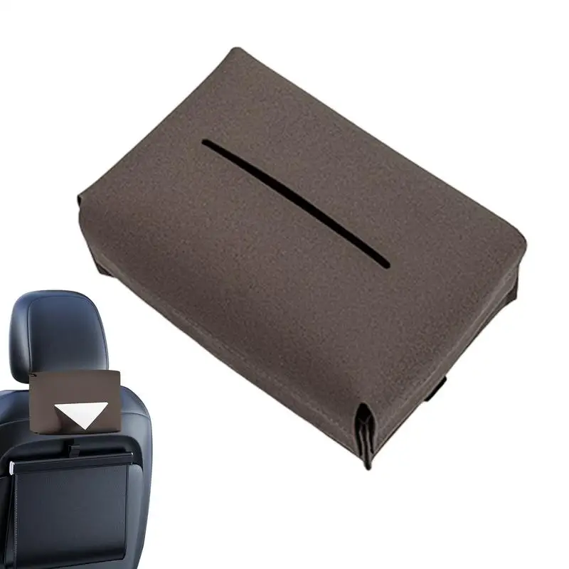 Tissue Holder In Car Napkin Case Holder Large Capacity Tissue Case Napkin Box For Car Stable For Bills Women And Ladies For Seat