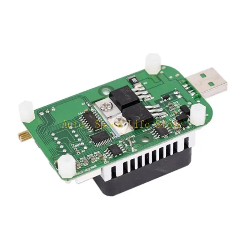 02DA HD25 HD35 مشغلات اختبار تفريغ البطارية الإلكترونية لمقاوم تحميل USB #5