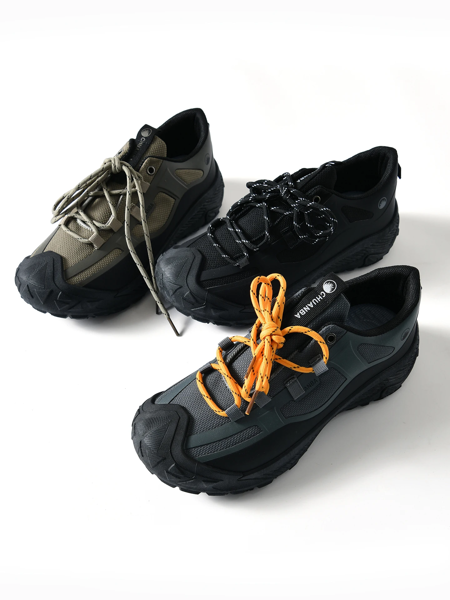 

Men's Low-Top Hiking oes Casual Outdoor Wear-Resistant Anti-Slip Rubber Outsole Comfortable Mixed Material round Toe