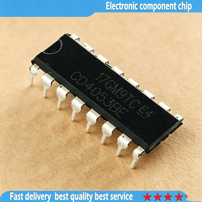 10PCS CD4053BE CD4053B CD4053 DIP-16 In Stock