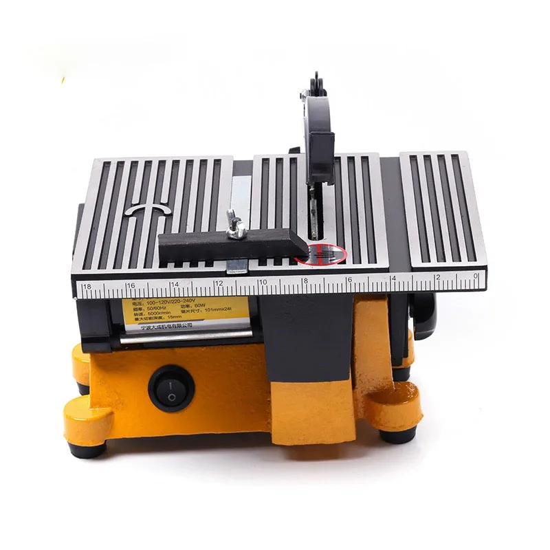 4500Rpm Mini Electric Table Saw Wood Stone Metal Glass Cutting Machine Wood Circular Saw