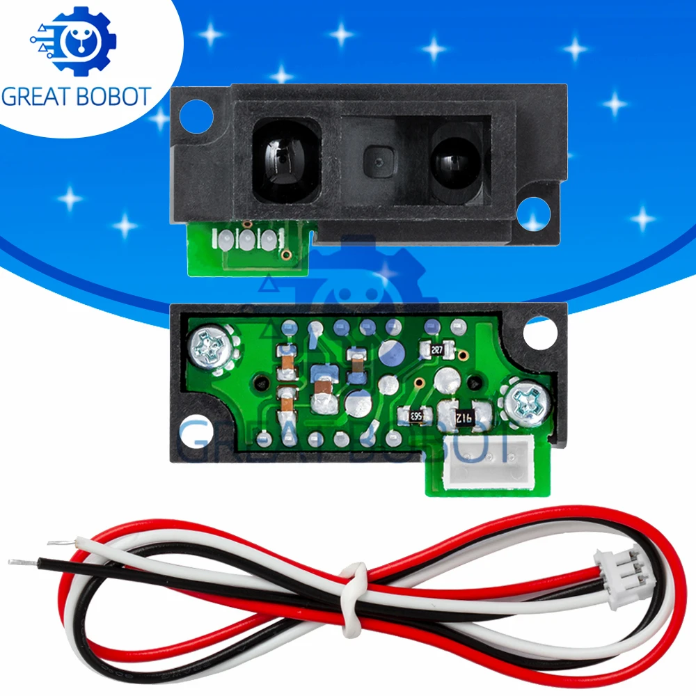 GP2Y0A51SK0F IR Infrared Ranging Sensor Module - 2 - 15cm Distance Measuring, 5V I2C Output - Ideal for Arduino