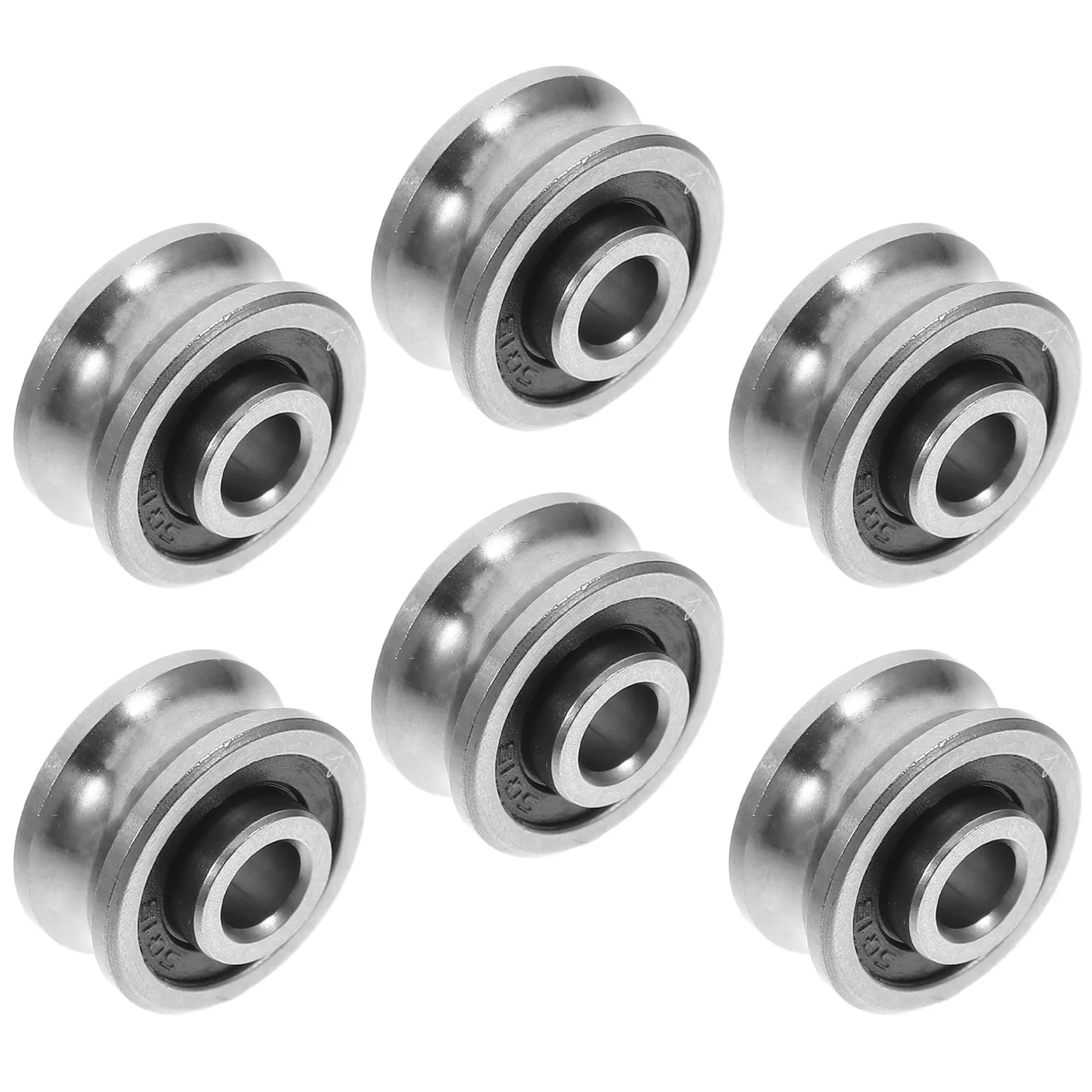 6 Pcs Computer Embroidery Machine 3D Printer Steel Deep Groove Sealed Ball Bearing