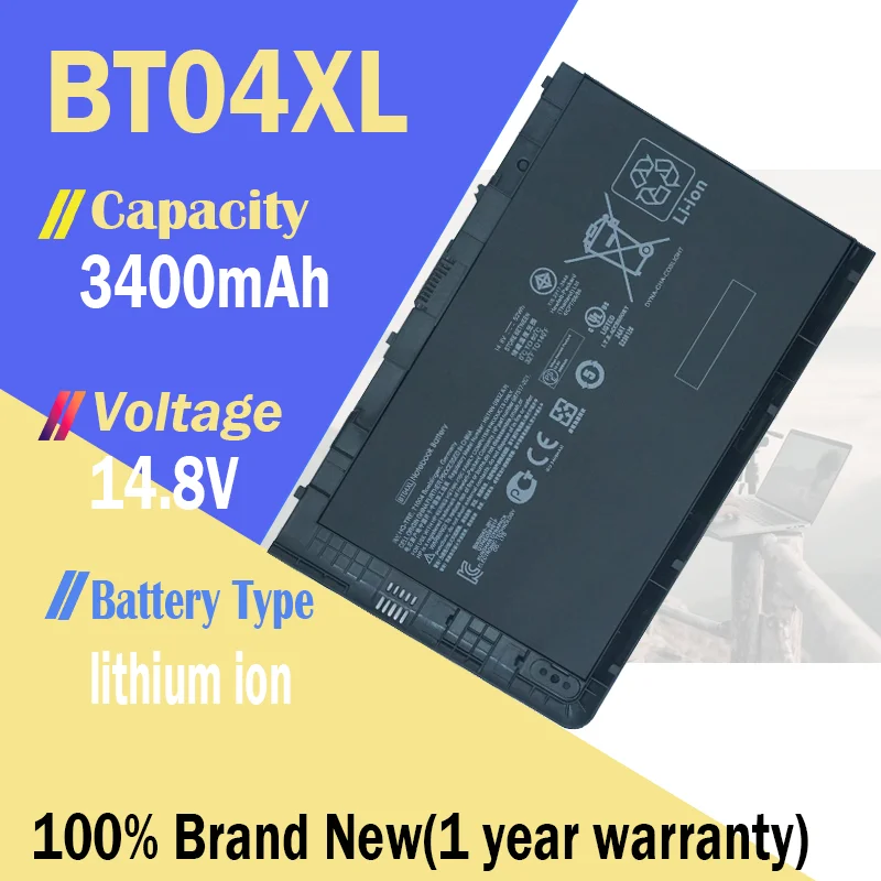 BT04XL batería del ordenador portátil para HP EliteBook Folio 9470 9470M 9480M HSTNN-IB3Z DB3Z I10C BA06 BT04 H4Q47AA HSTNN-110C 687945-001