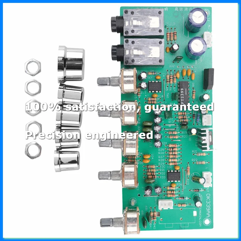 Digital Microphone Amplifier Tone Board PT2399 Karaoke Reverb Preamplifier Board Dual AC12-15V-A22U