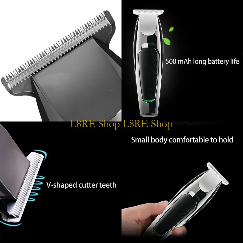 

L8RE Мужчины Уход за инструментами Установите устройство для обрезки высокой мощности с регулируемой установкой винтажной парик