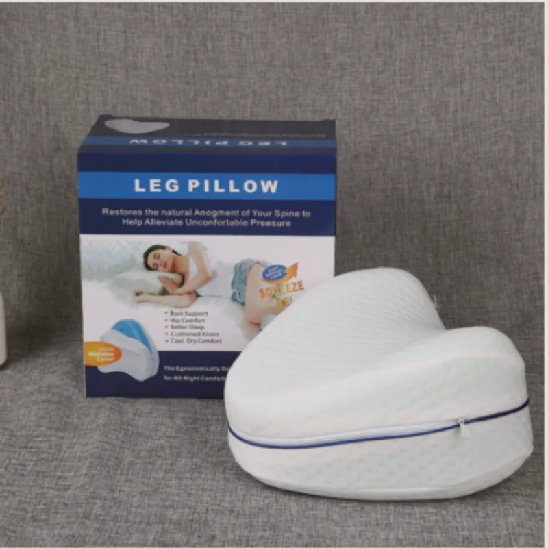 Memory Cotton Clip Leg Bolster for Pregnant Women, Sleep Artifact, Adults Sleep Sideways Kneepad, Relieve Fatigue, Love Memory P