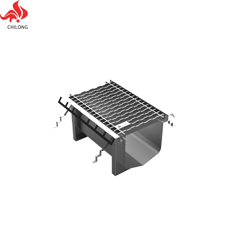 custom.Outdoor Drainage Channel Stainless Steel Rainwater Drainage Channel with Top Grating Cover