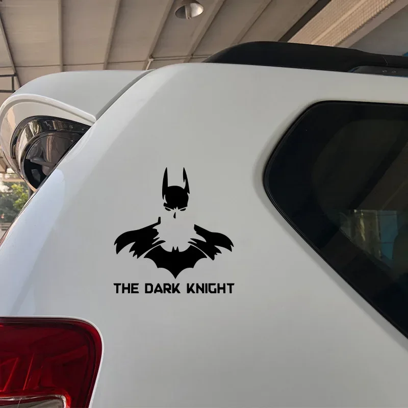 سيارة عاكس الليزر ملصق نافذة الباب الزجاج الأمامي غطاء للخدش ملصق مضاد للمياه الكرتون كول باتمان الخفافيش ملصق الديكور