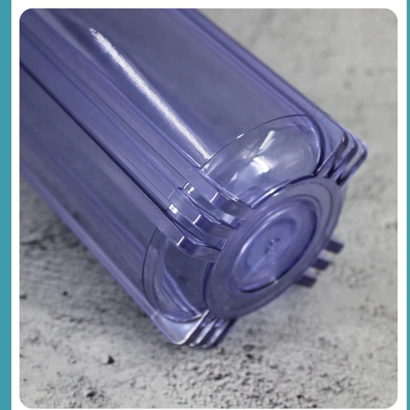 10 นิ้ว Prefilter ขวดกรองน้ําป้องกันการระเบิดขวดน้ํากรองชิ้นส่วน Connector G1/2 นิ้วอินเทอร์เฟซกรอง Shell