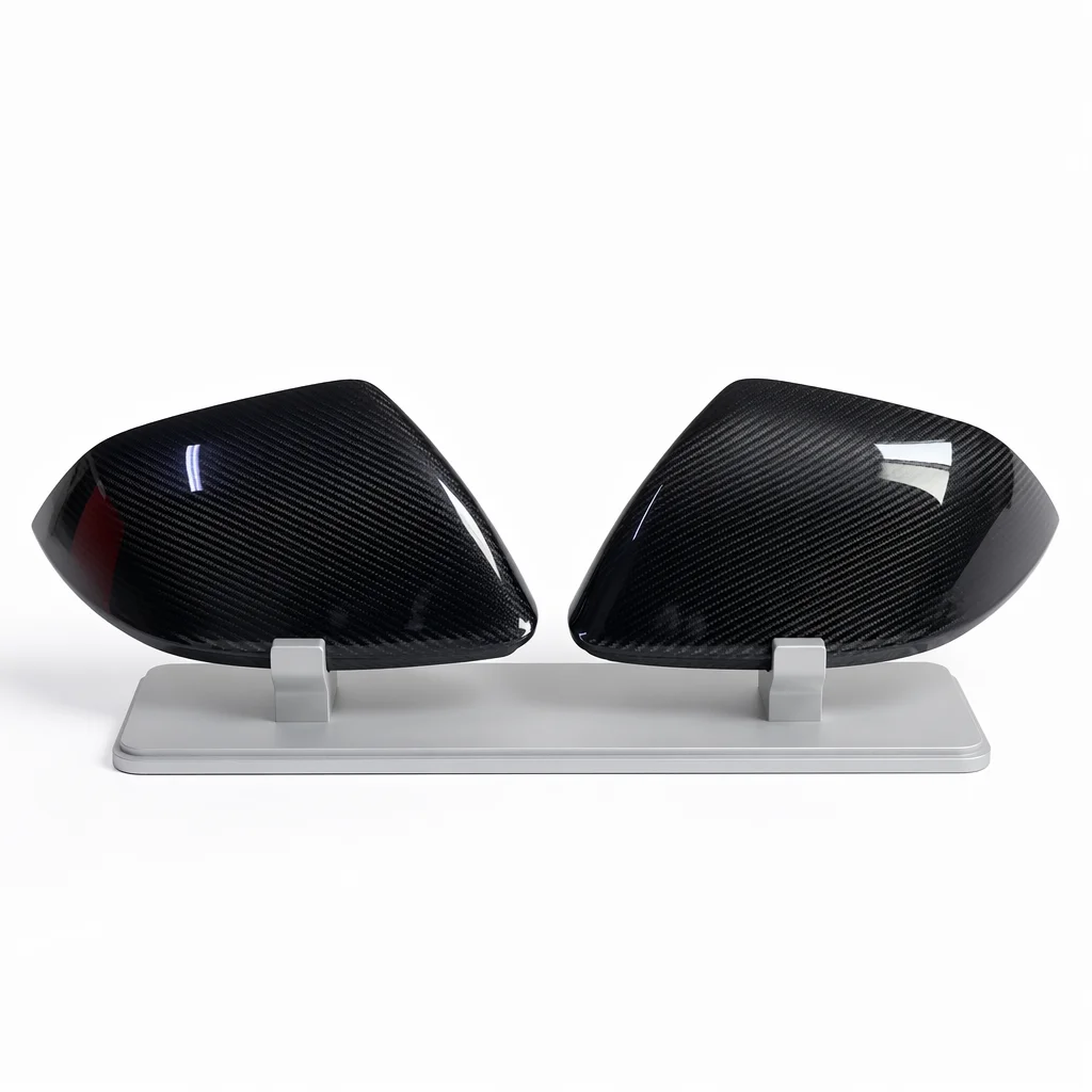 For Audi Q8 RS for Urus Carbon-Fiber New Rearview Mirror Covers Compatible Lane-Change Assist Imported Parts