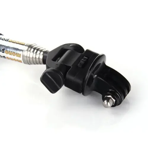 Untuk Aksesori Gopro tongkat genggam dapat diperpanjang Monopod teleskopik dudukan adaptor Tripod untuk Hero 3 + 4 SJ4000/5000/6000 xiaomi yi