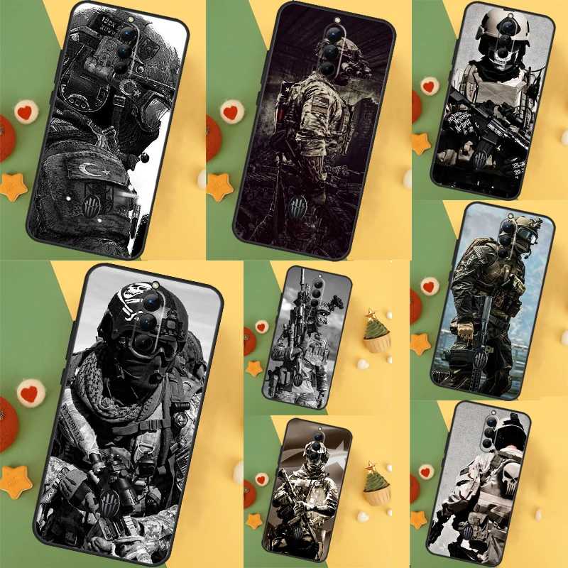 Military Army Special Forces Phone Case For ZTE Nubia Red Magic 9 Pro Plus 5S 5G 6R 6 7 6S 7S 8 8S Pro Protective Cover