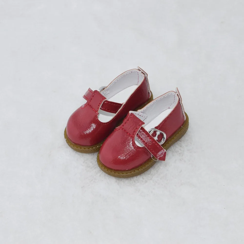 

Kids Children PU Leather 1/4 BJD Shoes Black Brown Trendy Cute Doll Leather Shoes Mini Shoes Handmade Doll Boots Girls Gift