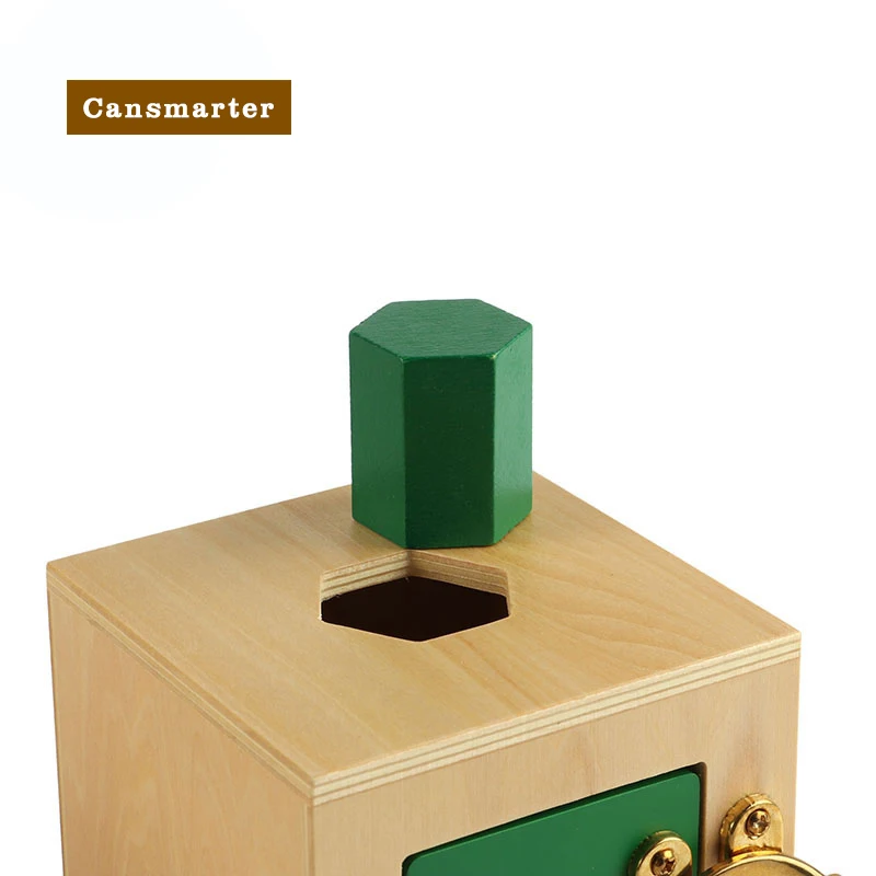 Montessori brinquedos do bebê freguesia de madeira com caixa lockbox sensorial aprendizagem educacional criança puzzle jogos de treinamento brinquedos para crianças