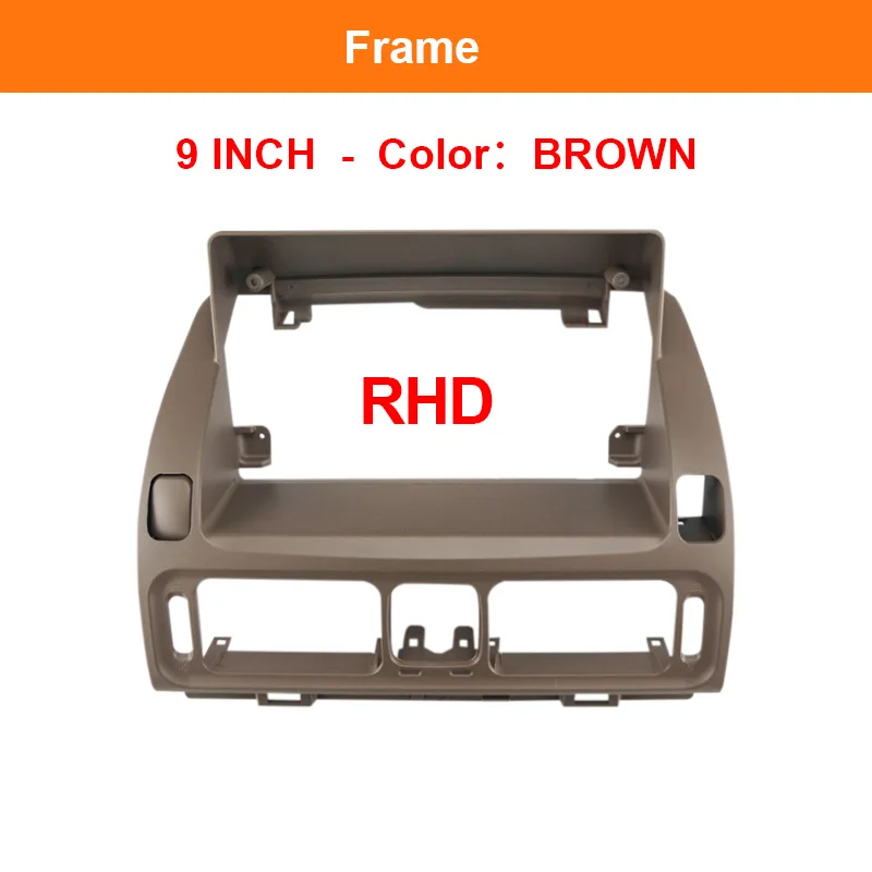 9 Inch Radio Fascia Frame Fit For TOYOTA PROGRES 1998-2007 Stereo DVD Player Plastic Dash