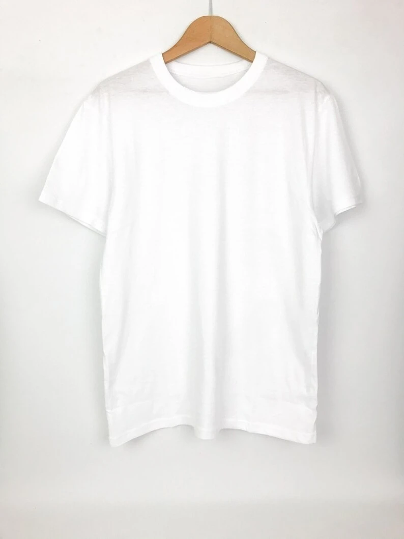 

Summer Men T Shirt Cotton Tops Women Solid Color Blank Tshirts O-neck Round Collar Short-Sleeve Couple White Top Tees Clothing