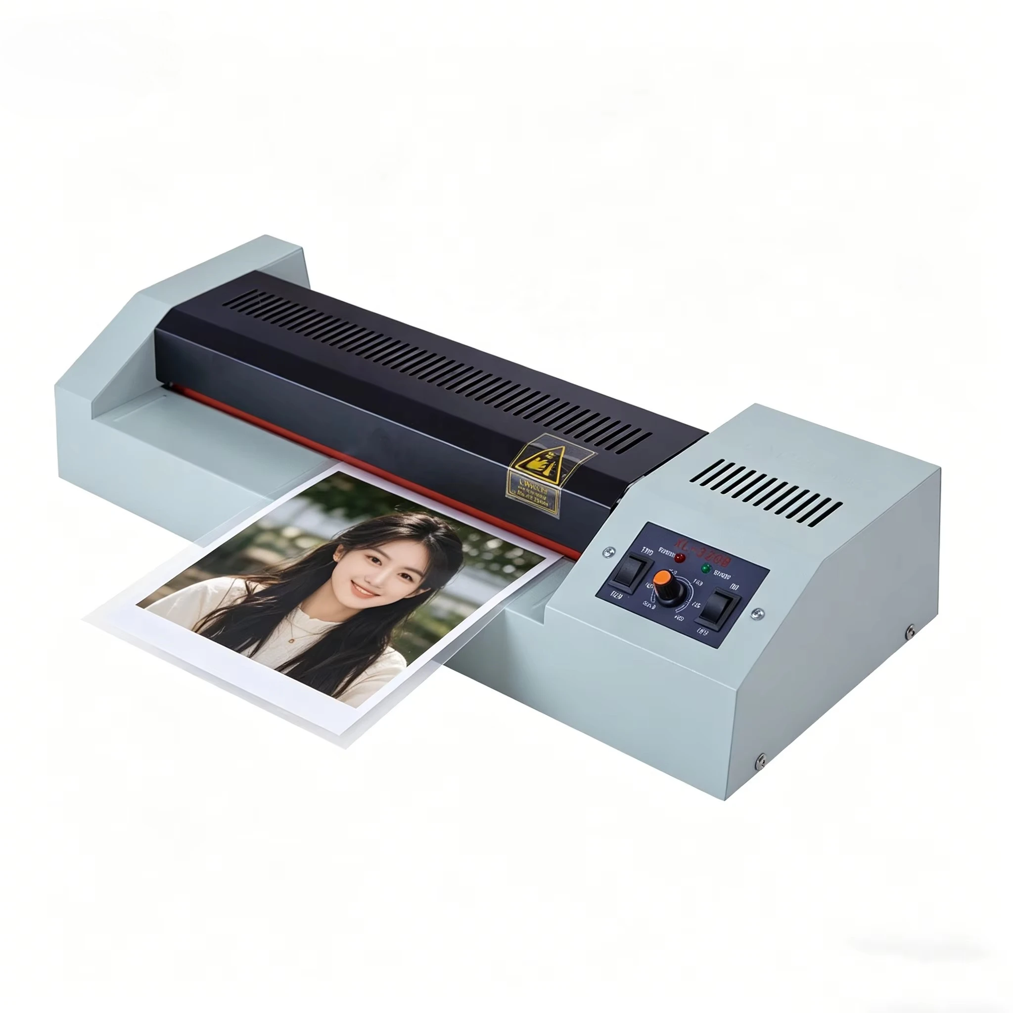 320B Factory Photo Lamination Machine Hot Cold 4 Rolls Pouch Film A3 A4 Photo Laminating Machine