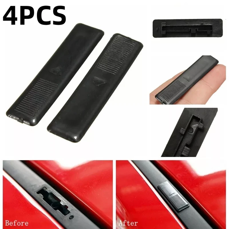 4PCS Sealing Plug Cap Roof Rain Gutter Trim Replacement Roof Rail Rack Moulding Clip Cover For Mazda 2 3 5 6 CX5 CX7 CX9