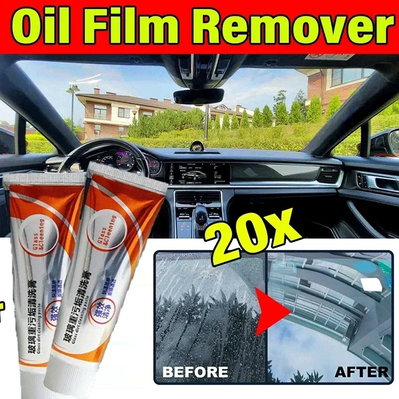 

7 Front Windshield Agent Detailing Tools Car Glass Oil Film Cleaner Glass Film Removal Cream Paste For Polishing Cars Window