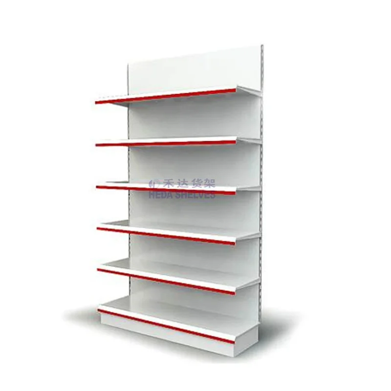 custom.Factory Price Multi Layers Steel Metal Shelves Single Groceries Rack Gondola Retail Racks Supermarket