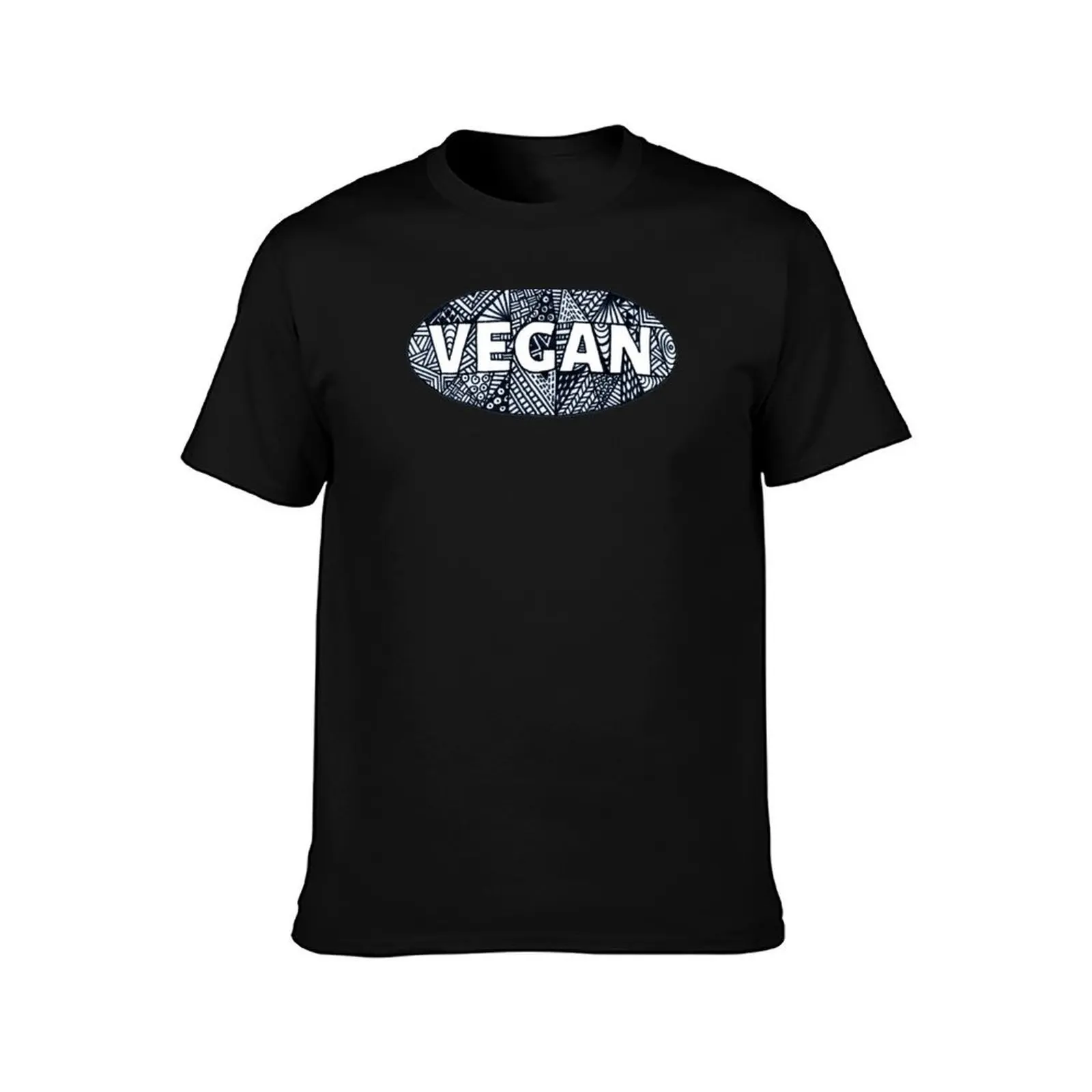 VEGAN - Hand Lettered Doodle Design T-Shirt funny t shirts cotton T-Shirt