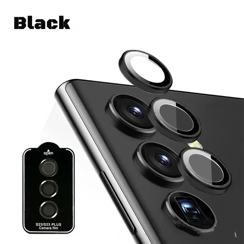 Metal Lens Ring Case for Samsung S23 Plus FE Camera Lens Screen Protector Protective for Samsung Galaxy S24 S23Plus Lens Cover