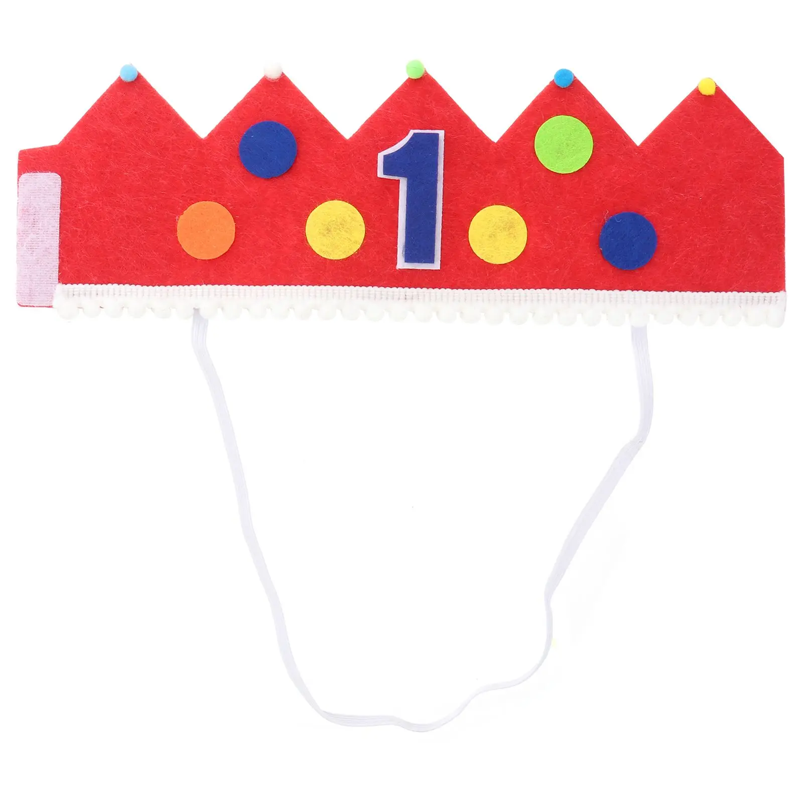 Zirkus-Themen-Babymütze, Geburtstagsparty-Hut, Säuglings-Stirnband, Kinder-Haaraccessoires, Festliche Feier, Baby-Erster-Geburtstag-Partyhut – Detail 4