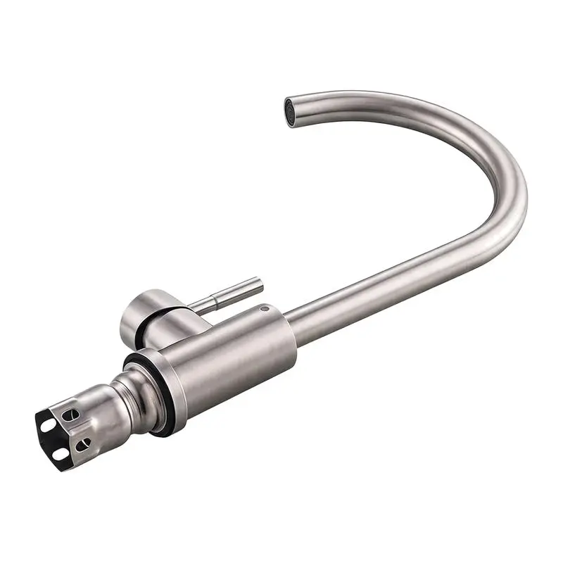 Kitchen Faucet Household Kitchen Wash Basin Wash Pool Hot and Cold Faucet 304 Stainless Steel Kitchen Faucet