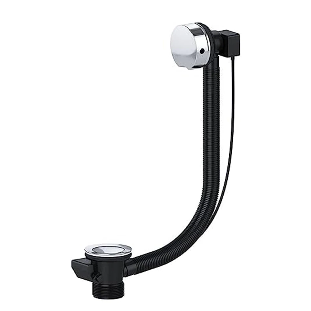 

Маховик управления 55 см, регулируемый слив, латунные детали, механизм быстрого дренажа, прочная пластиковая конструкция для ванной комнаты