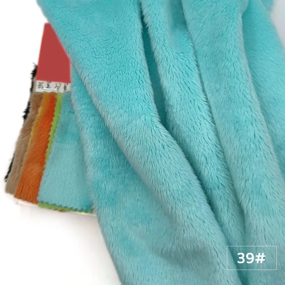

ZYFMPTEX5mm Short Plush Fabric Sales Polyester High Density 45x50cm Doll Plush Fabric Multiple Color Choices Plush Sewing Fabric