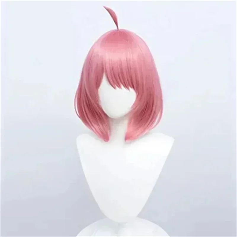 Nieuwe Anime Anya Vervalser Korte Roze Cosplay Parrucca Capelli Corti Simulazione Cuoio Capelluto pesta Halloween Donna Parrucca