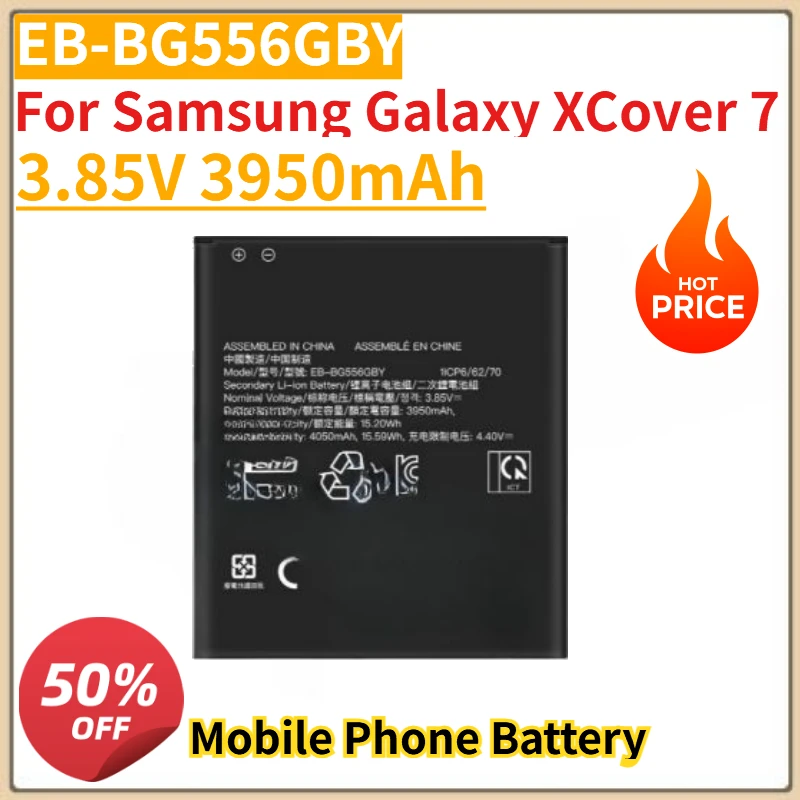 

High Quality New EB-BG556GBY Mobile Phone Battery 3.85V 3950mAh For Samsung Galaxy XCover 7