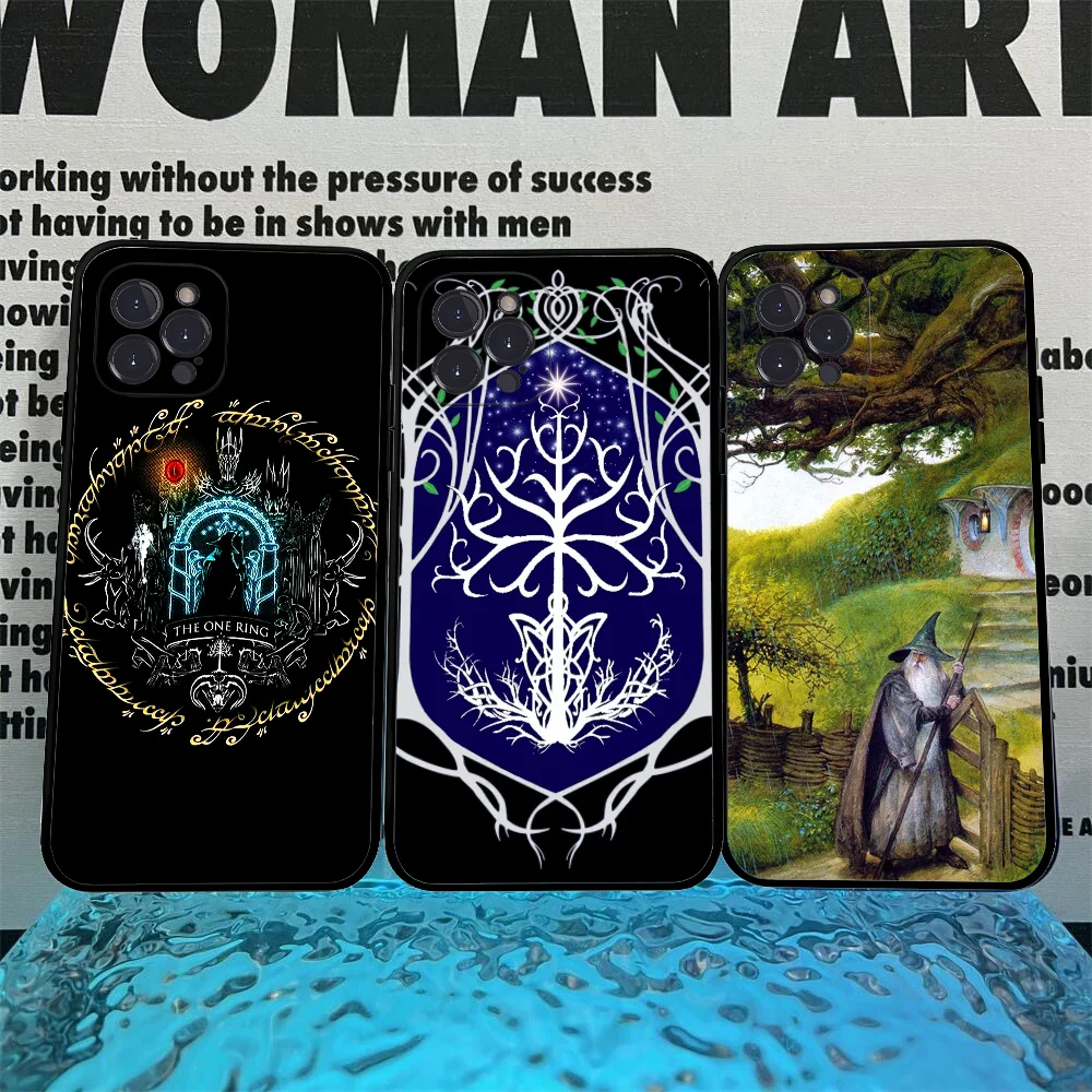 The L-Lord Of The R-Rings Phone Case For IPhone 16 15 14 13 12 Mini 11 Pro XS Max X XR SE 6 7 8 Plus Soft Silicone Cover