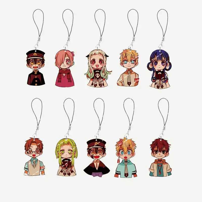 Abalorios acrílicos para teléfono móvil Hanako Kun, colgante pequeño de Hanako Yashiro Nene Yashiro Nene, cadena para teléfono, regalos para seguidores