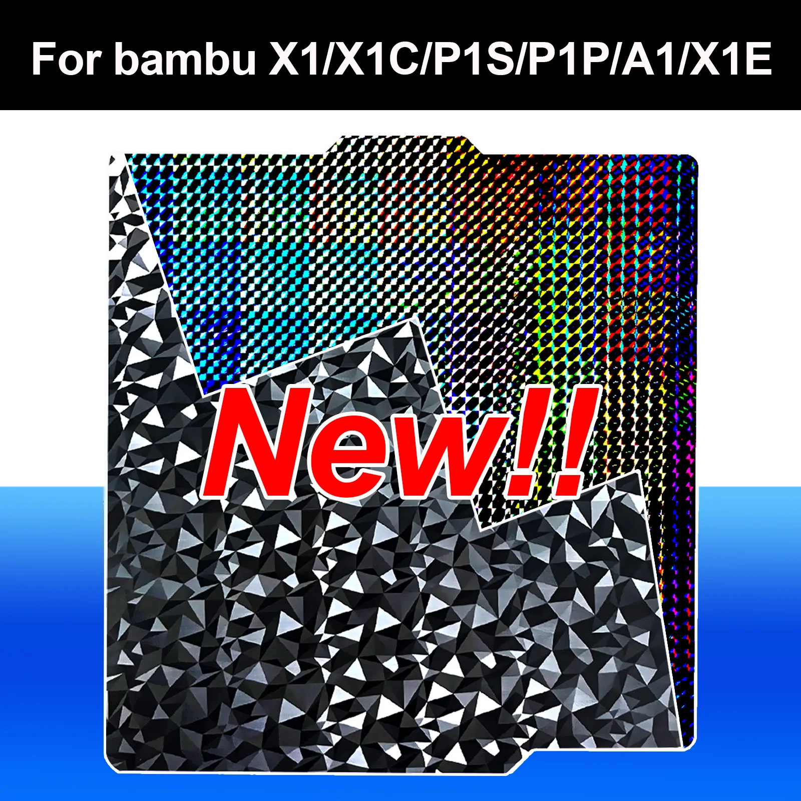 

Пластина для пружинной пружины P1p Bambulab P1s PEO H1H 257x257 Bambu Lab A1 Bambulabs X1 Carbon PET Pei PEY PEF