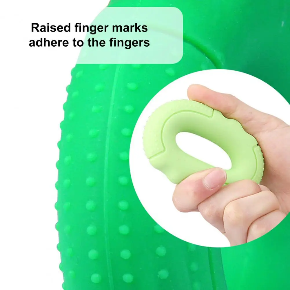 Hand Finger Exercise Tool Silicone Grip Ring Silicone Hand Grip Strength Trainer Ring for Finger Wrist Training for Indoor