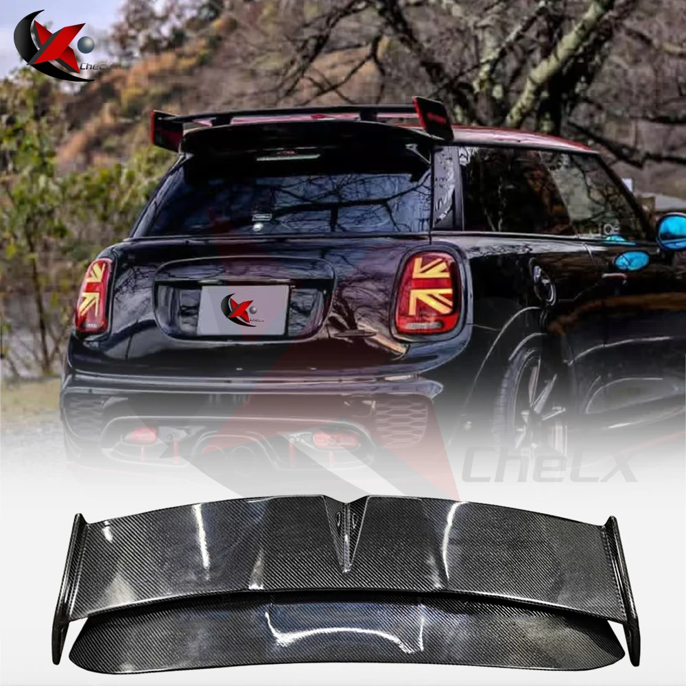 For MINI Cooper F56 2-Door 2014-2022 Garbino Style Rear Roof Spoiler High-Quality Fiberglass Material Rear Roof Spoiler Kit