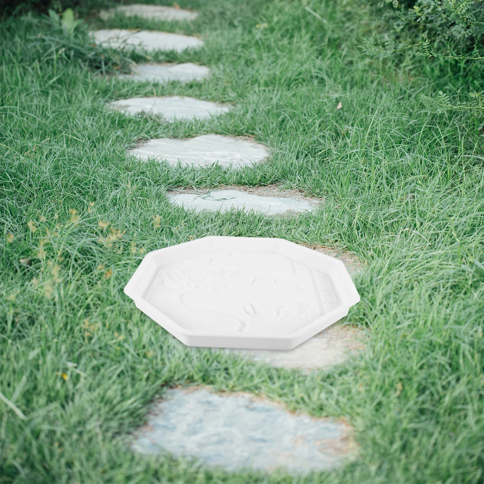 

Octagonal Floor Tiles Walkway Paver Mold Concrete Molds Cement Plastic Stepping Stone DIY Color Brick Reusable landscaping