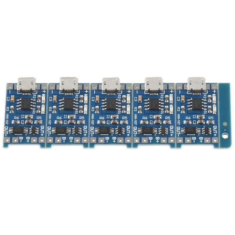 10 Pcs 1A 5V Micro-USB For TP4056 Lithium Battery Power Charger Board Module TE420