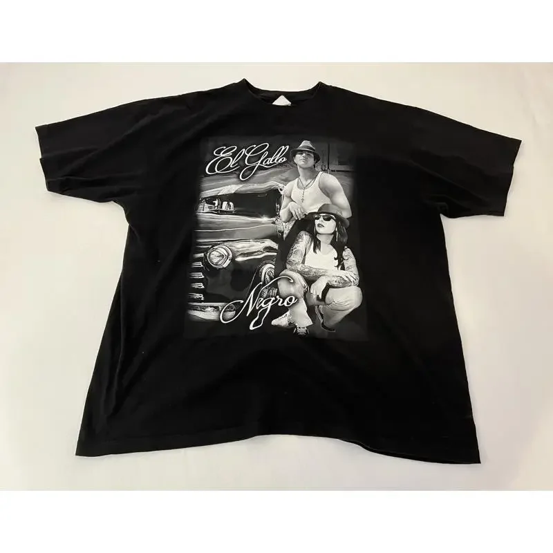 El Gallo Negro Blood In Out Men Äôs Heavyweight T Shirt Print On Shaka Wear