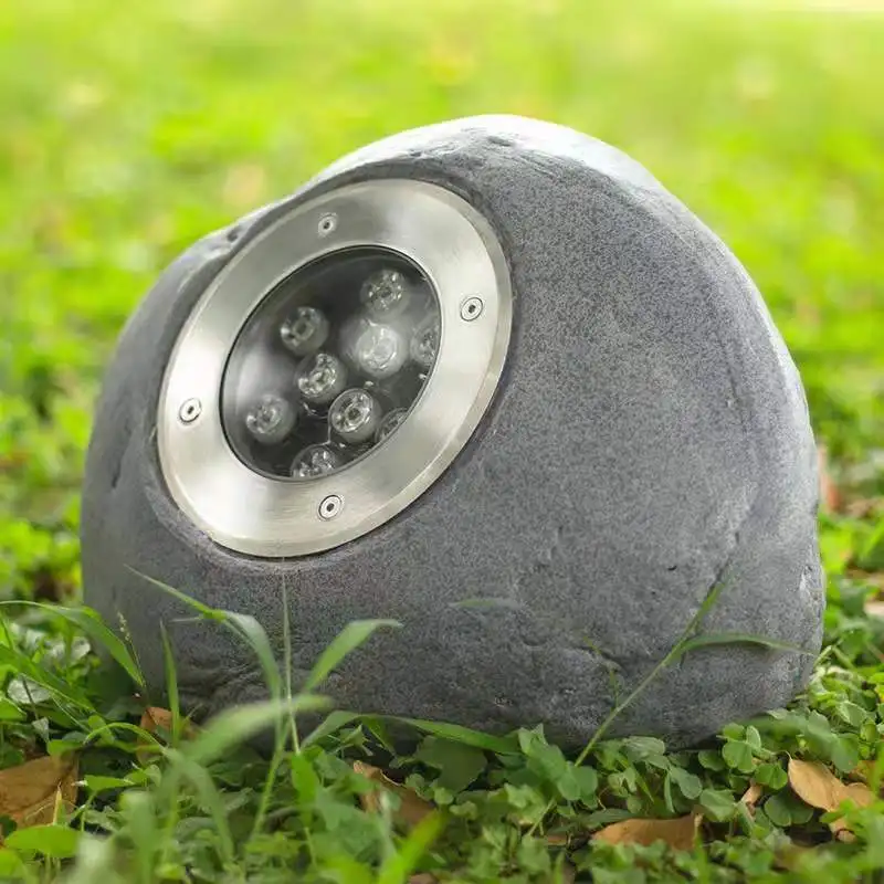 LED Waterproof Tree Lamp Outdoor Courtyard Simulation Stone Lawn Lamp Garden Lawn Creative Ornament Lamp