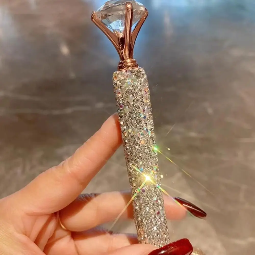 جديد مع أحجار الراين قلم حبر جاف لعبة جديدة متعة هدية الكتابة القلم الدعائم اللعب القرطاسية قلم محايد اللون لمكتب المدرسة #5