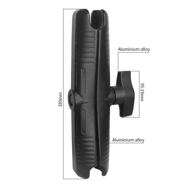 

Heavy Duty 2.25" Long Double Socket Arm Support Bracket 33cm for Forklift/Tractor 2.25" Large Mounts & Stands for Ram Mounts