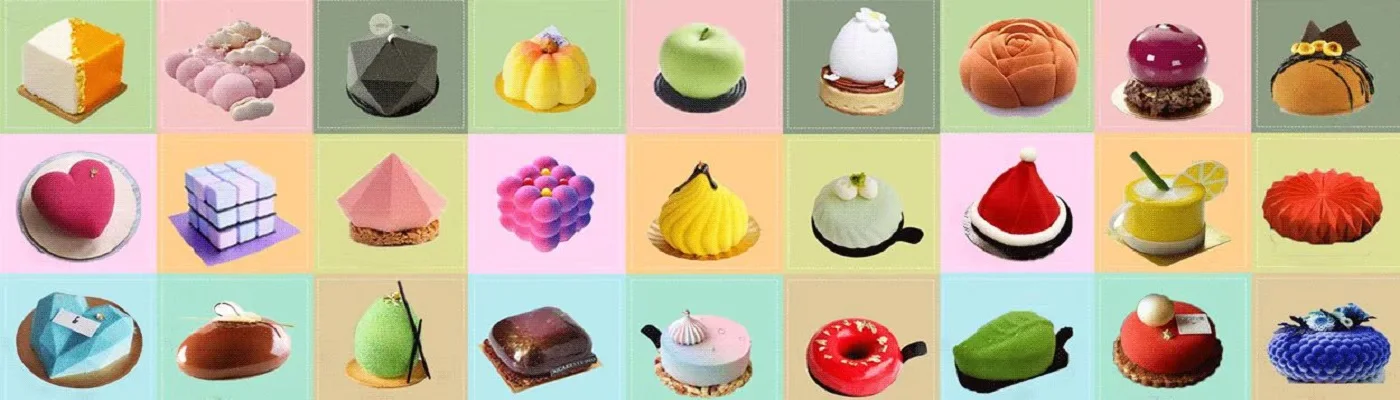Multifonctions Moules en Silicone pour gâteau Moule 3D pour Glace Chocolat Pâtisserie Dessert tourbillon 6 trous