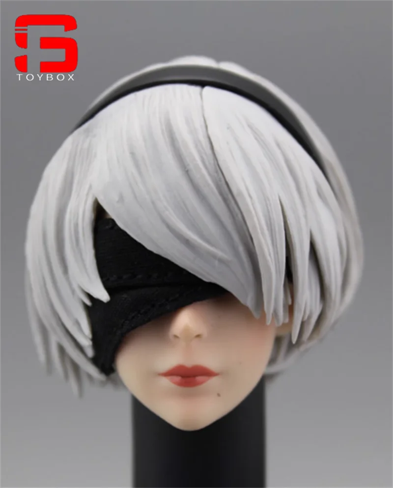 سوبر داك SET026 1/6 الجمال 2B رئيس نحت نحت نموذج صالح 12 "TBL PH شاحب أنثى عمل الشكل الجسم