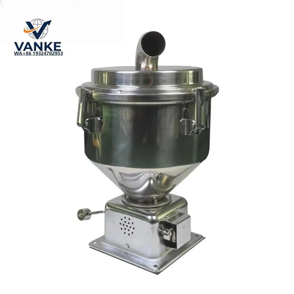 7.5 liter stainless steel hopper vacuum feeder with plastic/food/grain/beans/coffee for automatic loader