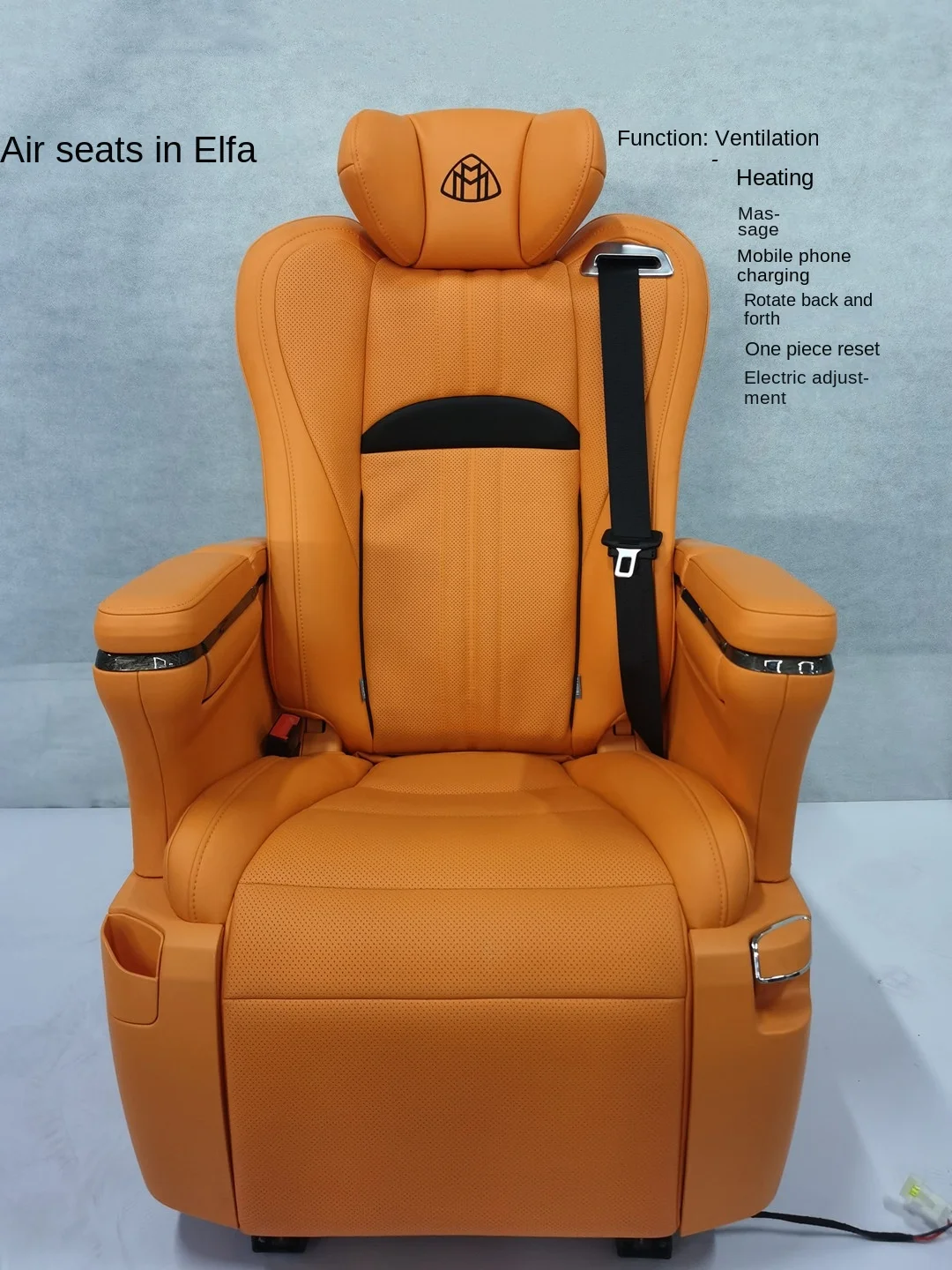 Customize Viting V260 Commercial Vehicle Aero Seat Refitted Aviation Vito RV Teak Floor Jiugongge Dome Light Leather Interior Re