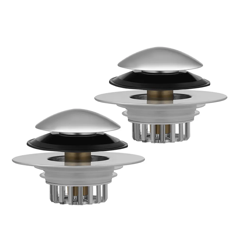 

Heavy Duty Copper Bathtub Stopper with Spring Mechanism Press-to-Seal Drain Plug for Tub Sink Fast Drainage